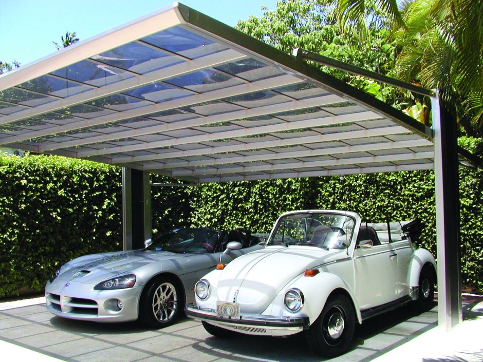 Современный навес для авто