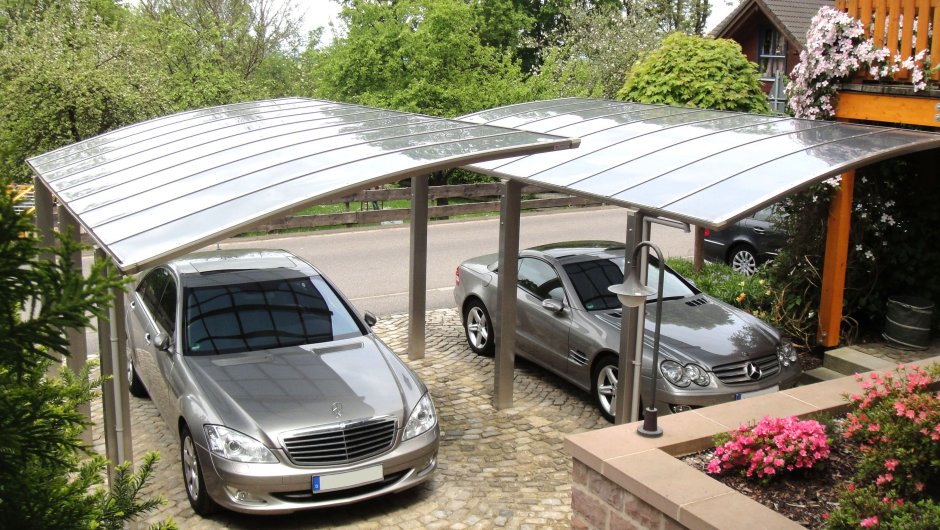 Подсветка навеса для автомобиля