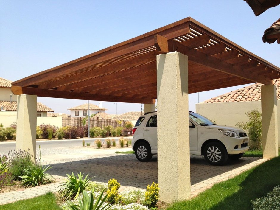 Carport aus Metall
