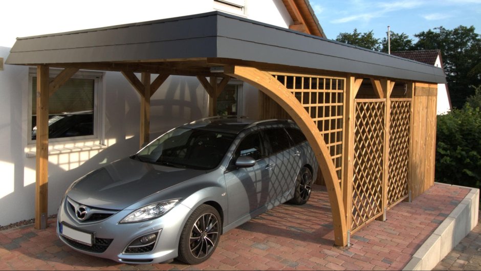 Пергола навес для машины