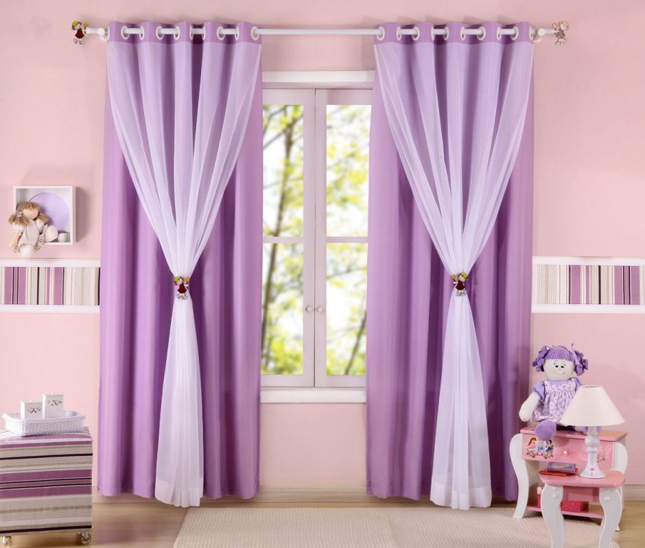 Спальня в стиле Прованс в лавандовых тонах