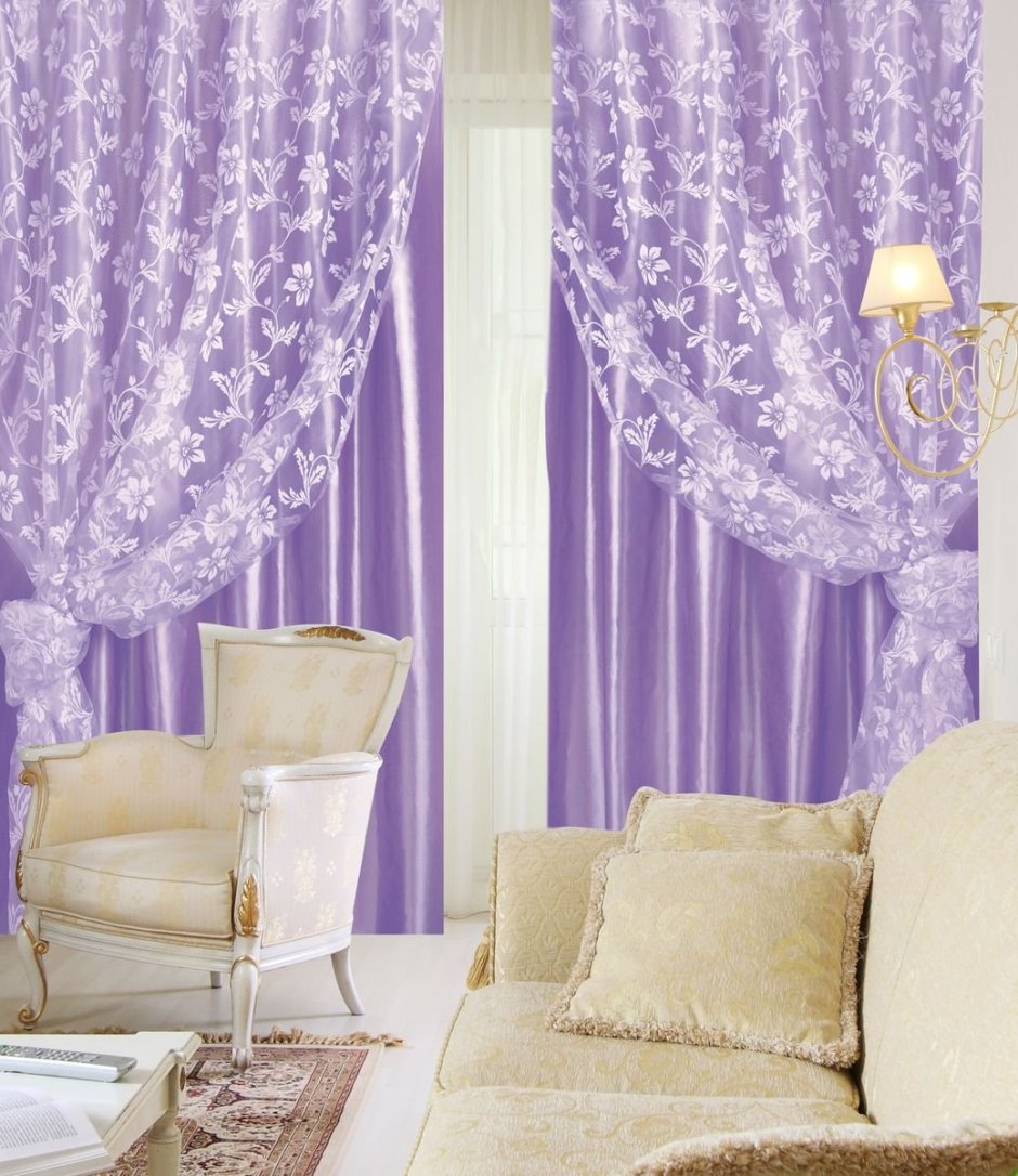 Спальня в фиолетовых тонах