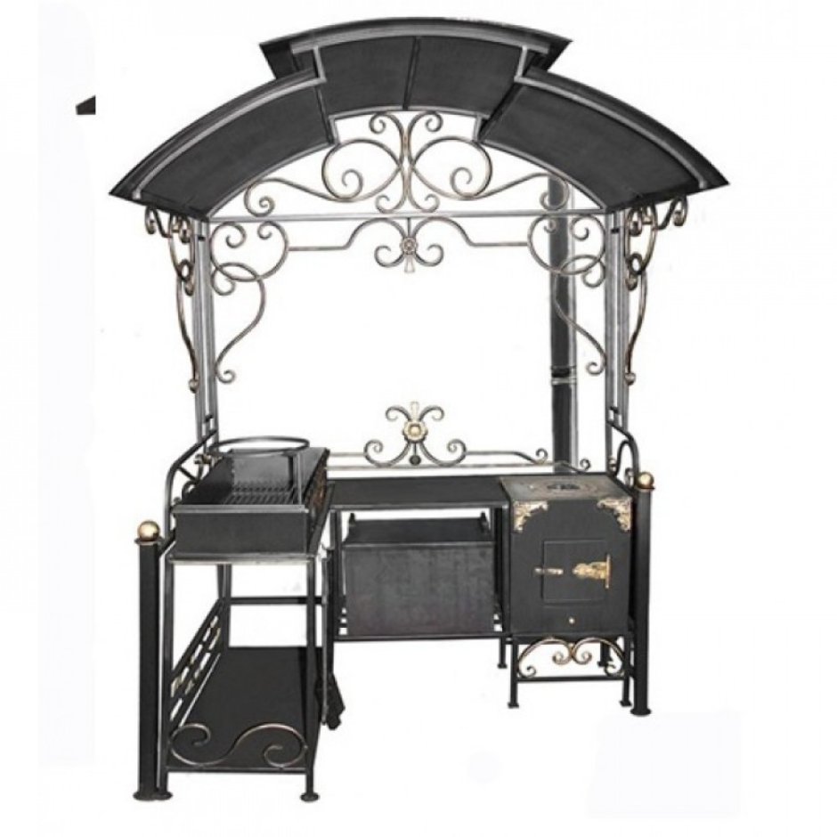 Стационарный кованый мангал Версаче