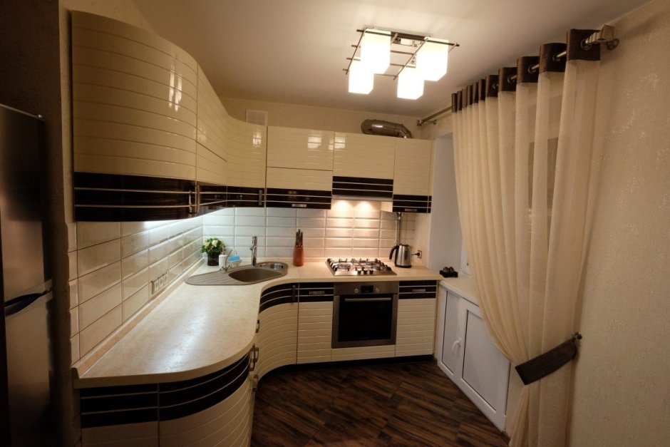 Планировка кухни 6 м2