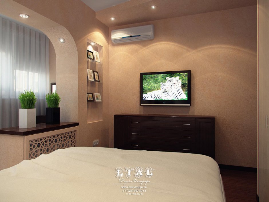 Интерьер балкона