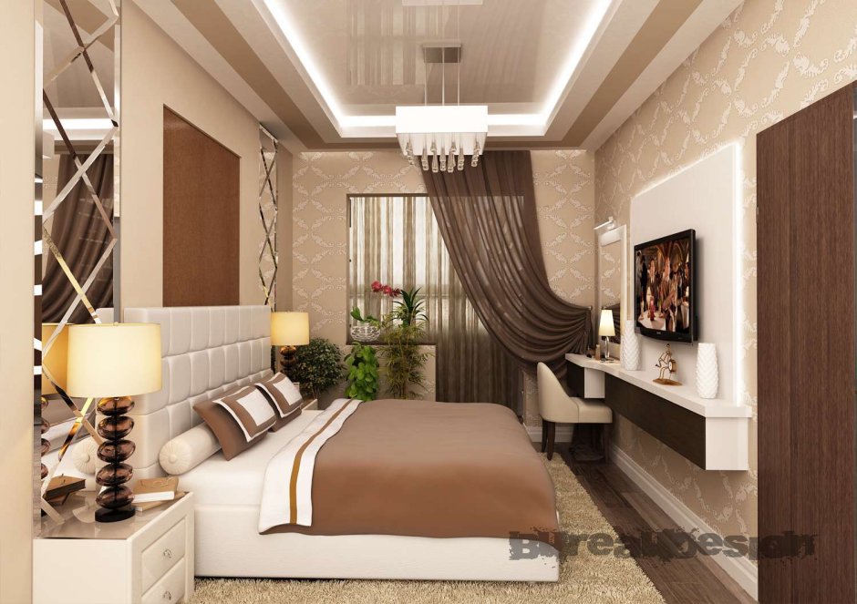 Спальня на балконе