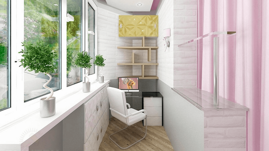 Переделка лоджии в комнату