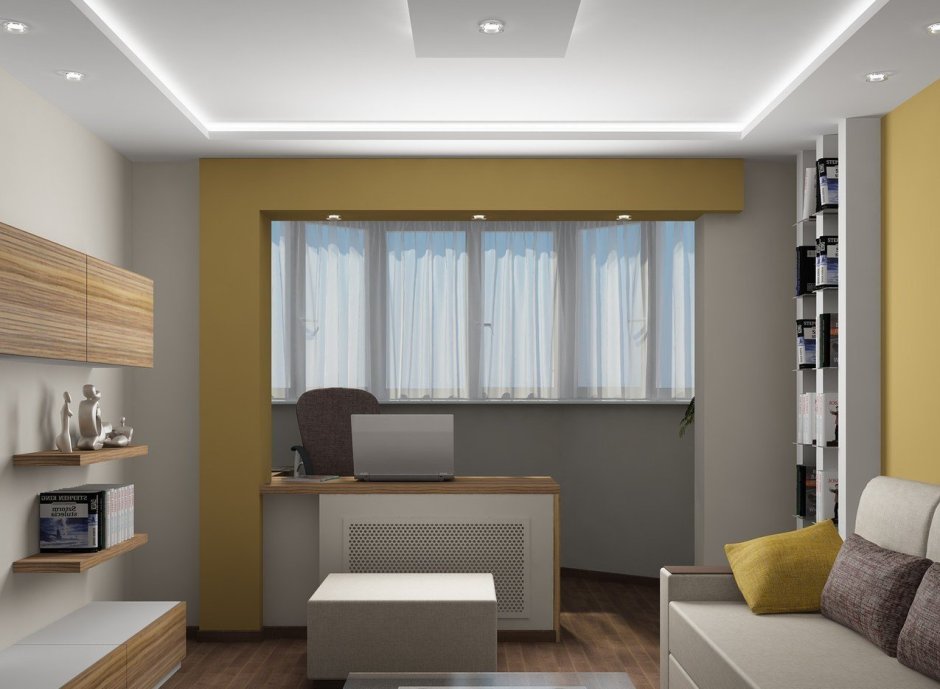 Зонирование маленькой комнаты