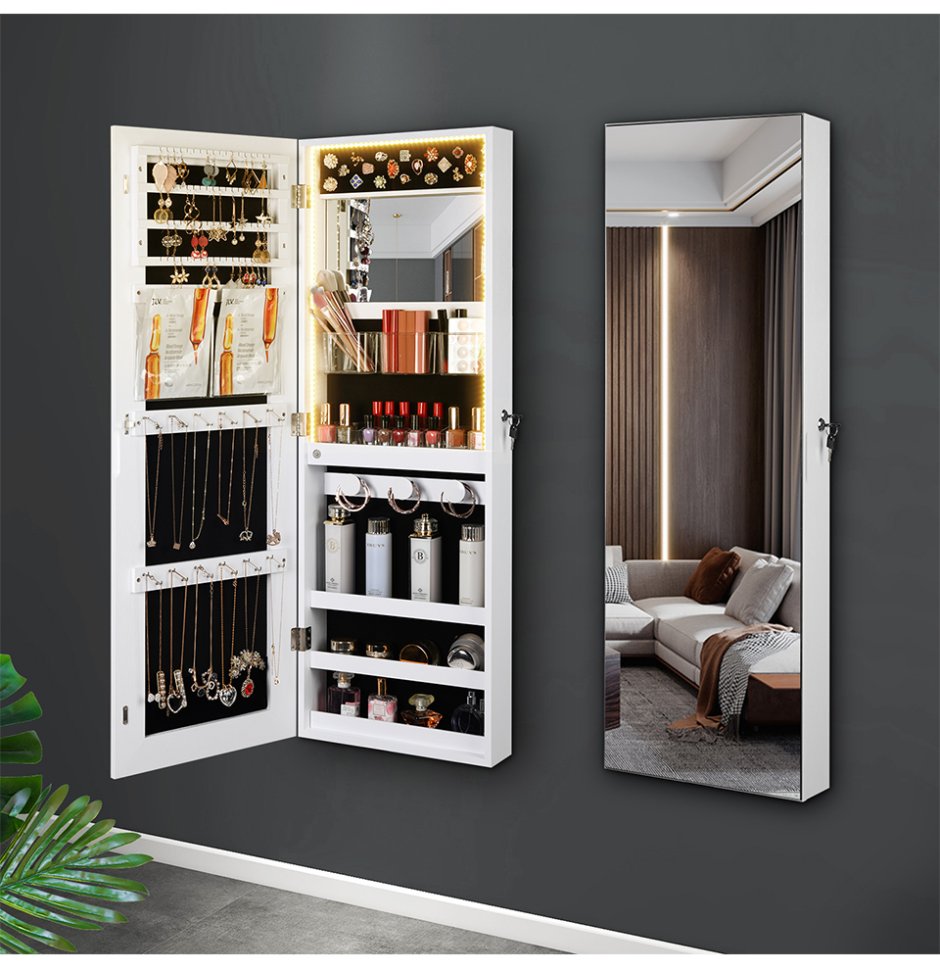 Зеркало-шкаф, 37х10х108 см