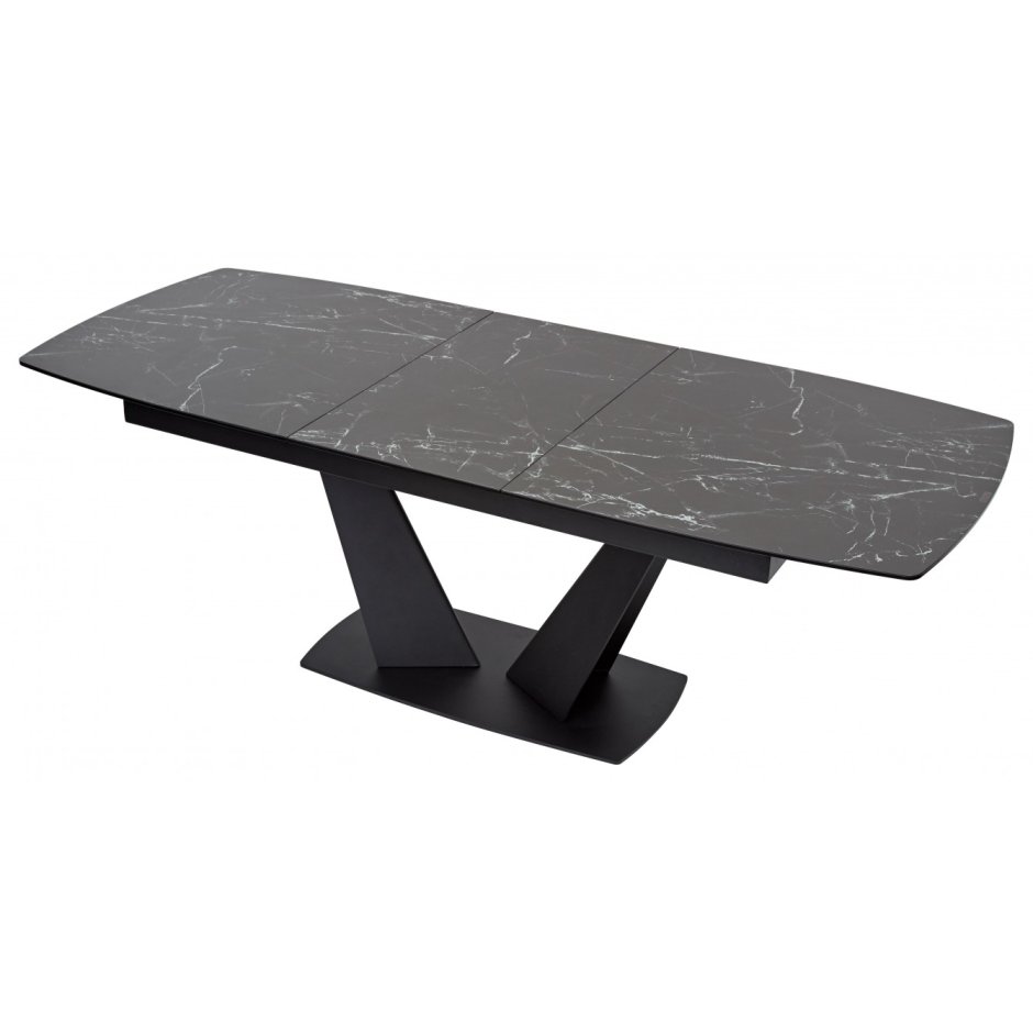 Стол acuto2 170 Nero KL-116 черный мрамор матовый