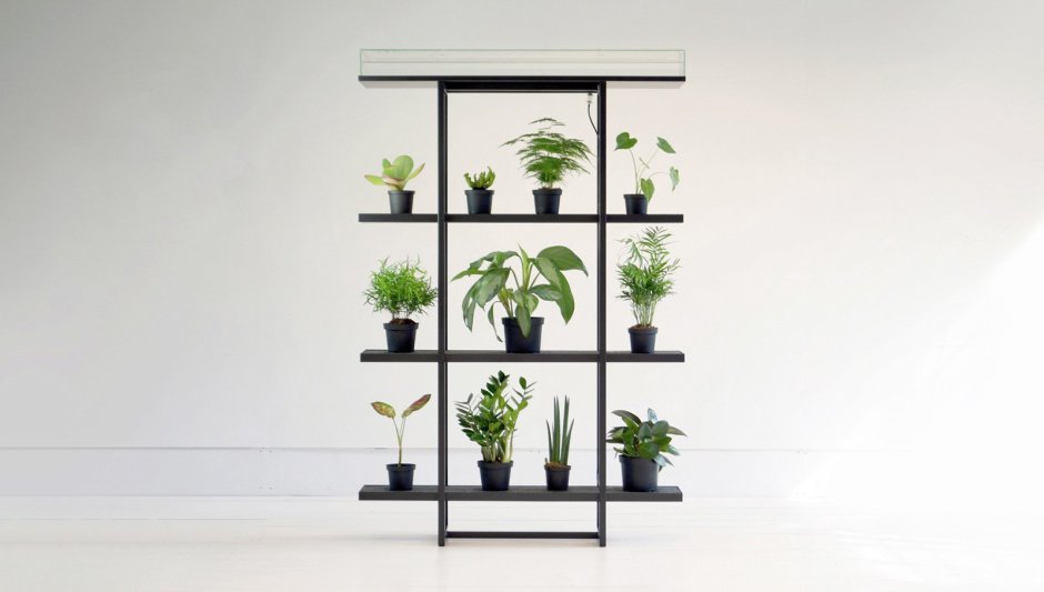 Полки для цветов с подсветкой
