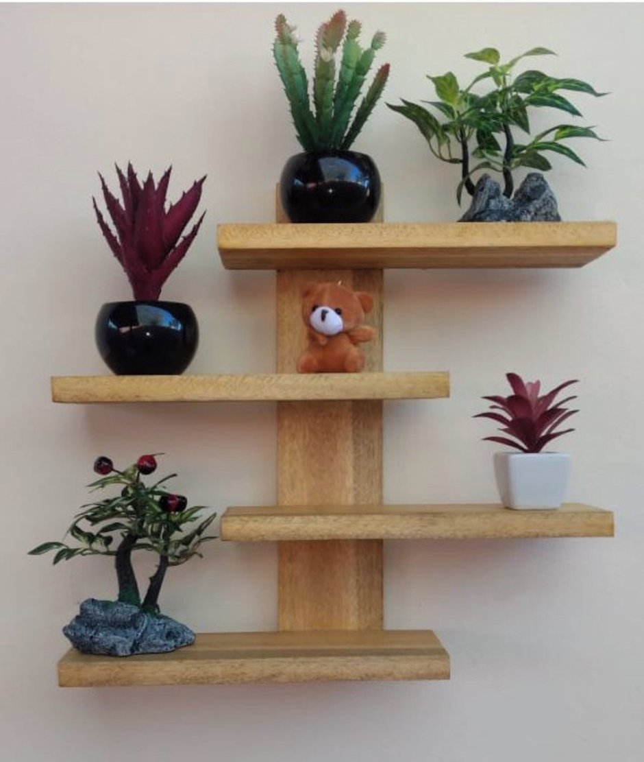 Настенные полки для цветов