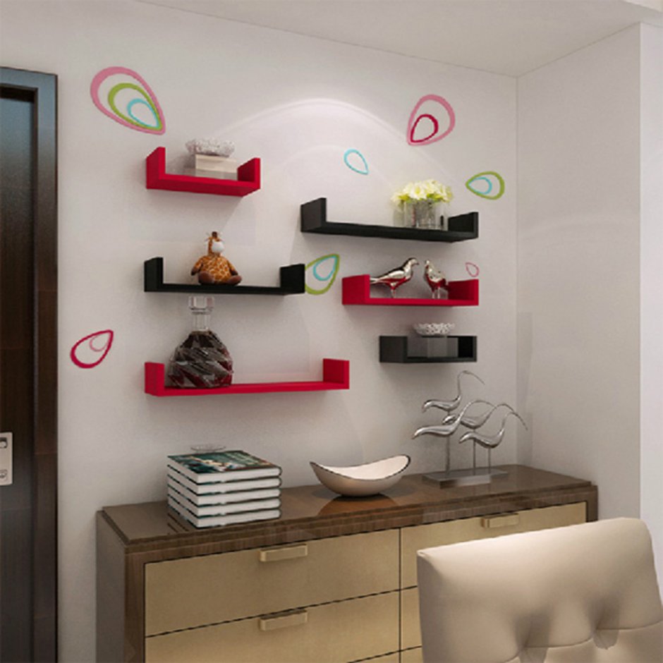 Полочки над столом