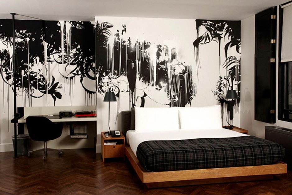 Рисунок на стену в мужскую комнату