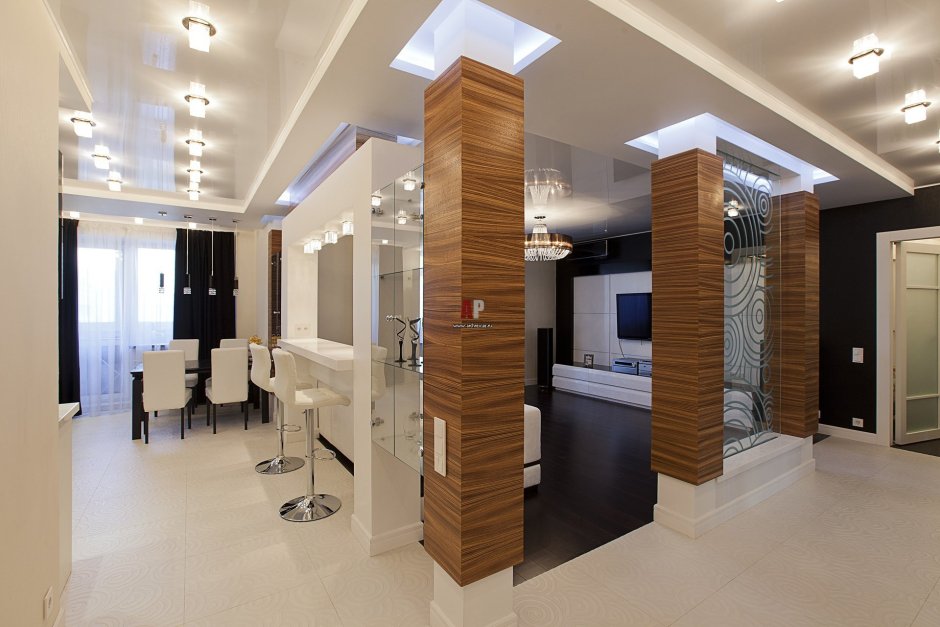 Колонны в современном интерьере