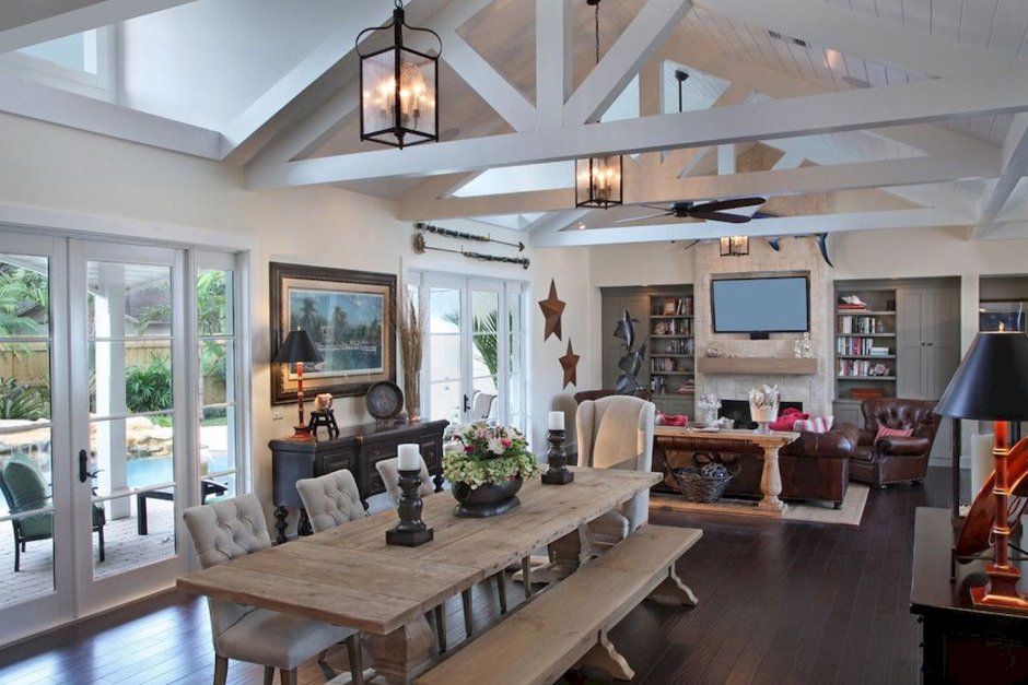 Второй свет с балками