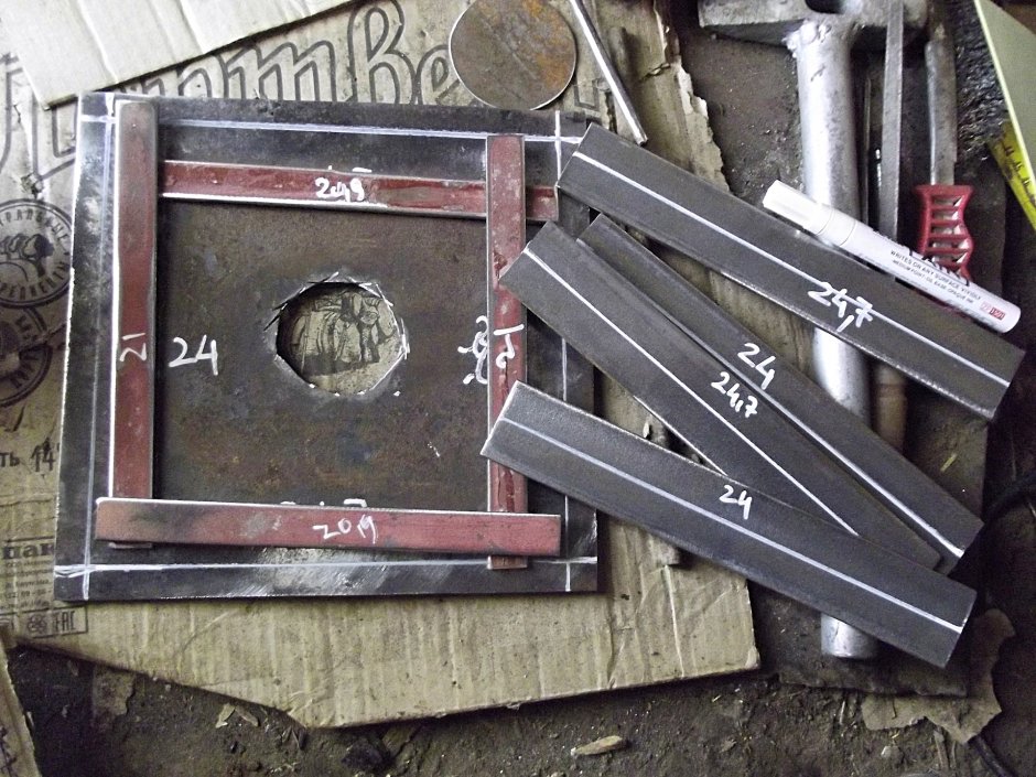 Петли печной дверцы