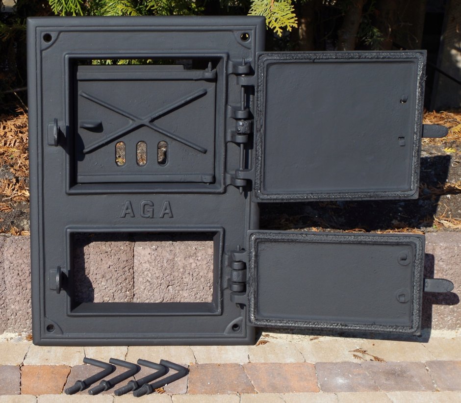 Топочные дверцы для печей металлических с поддувом