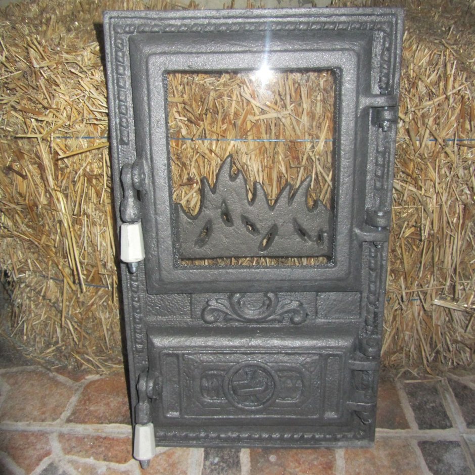 Крепление печной дверцы