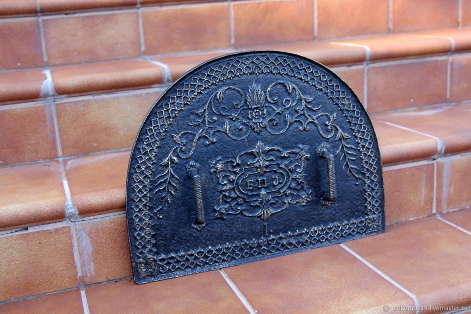 Крепление печной дверцы