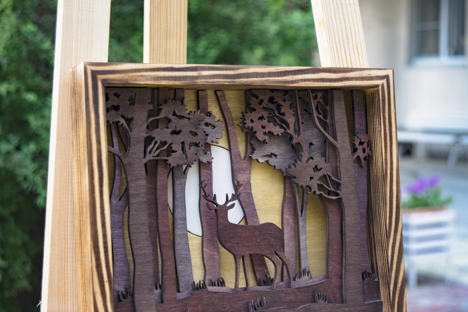 Многослойное панно