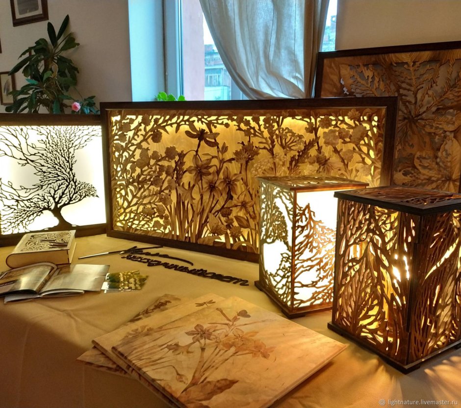 Панно медведь из дерева