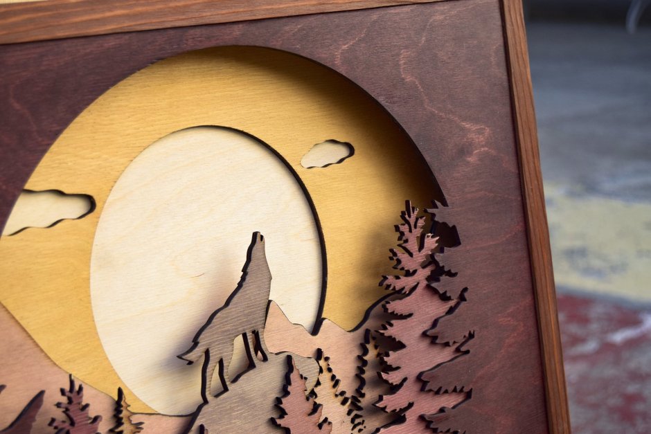 Многослойное панно