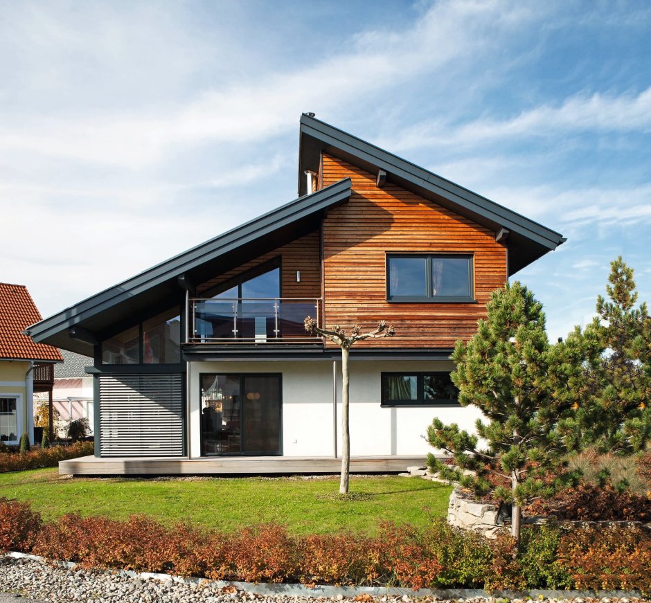 Кирпичный домик в деревне