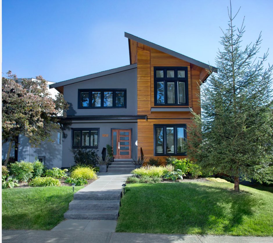 Современный деревянный дом