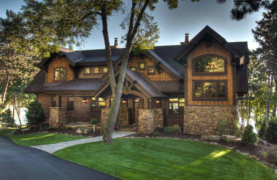 Дом Шале двухэтажный