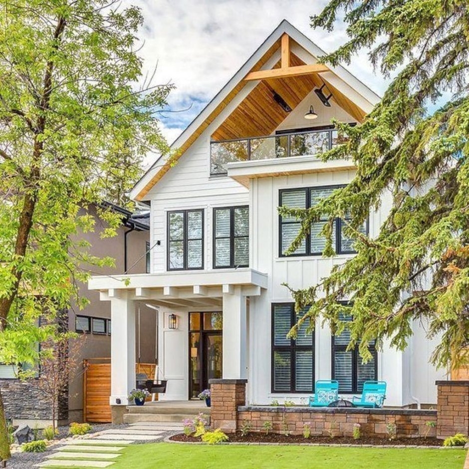 Красивый дачный дом