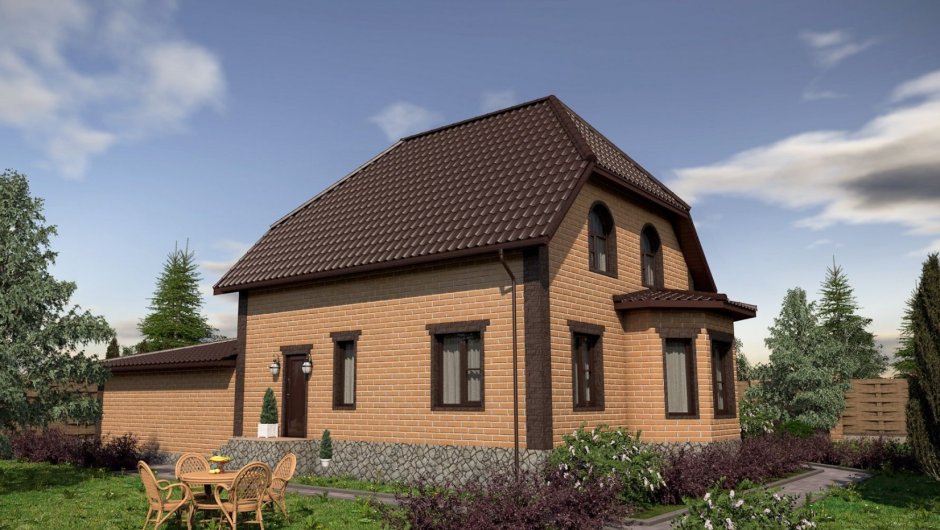 Красивые дачные дома двухэтажные