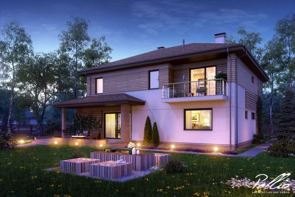 Дом клееный брус проект Shale