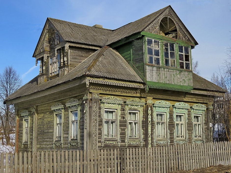 Дом из клееного бруса "серебряный век"