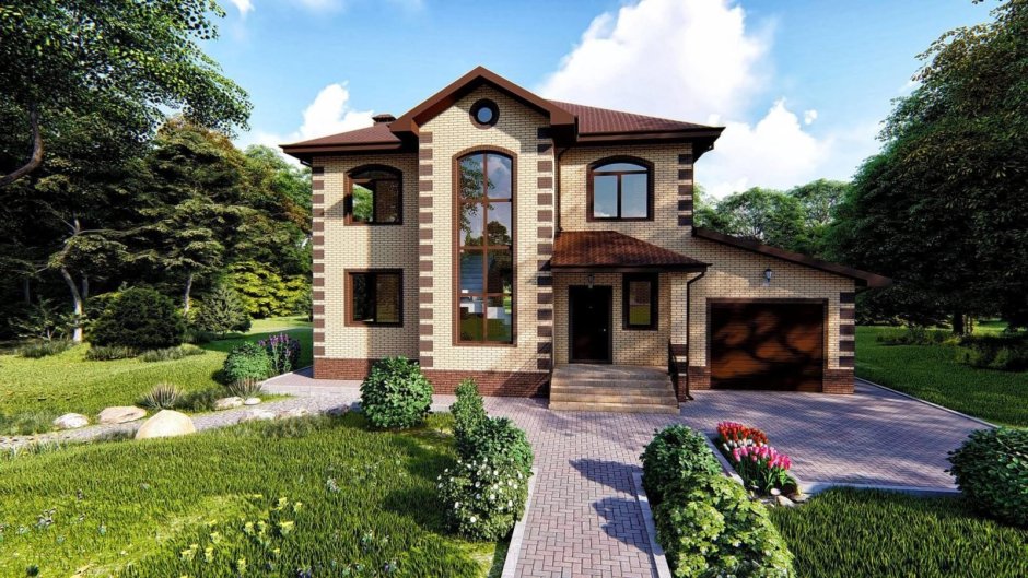 Баня из профилированного бруса 2 этажа