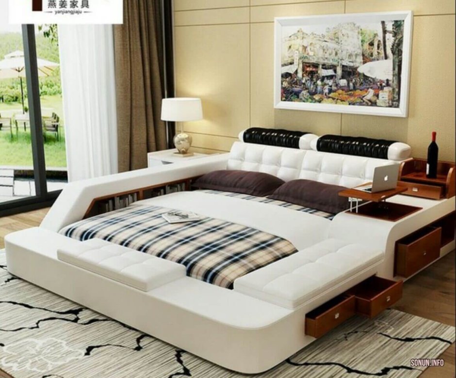 Современные кровати двуспальные