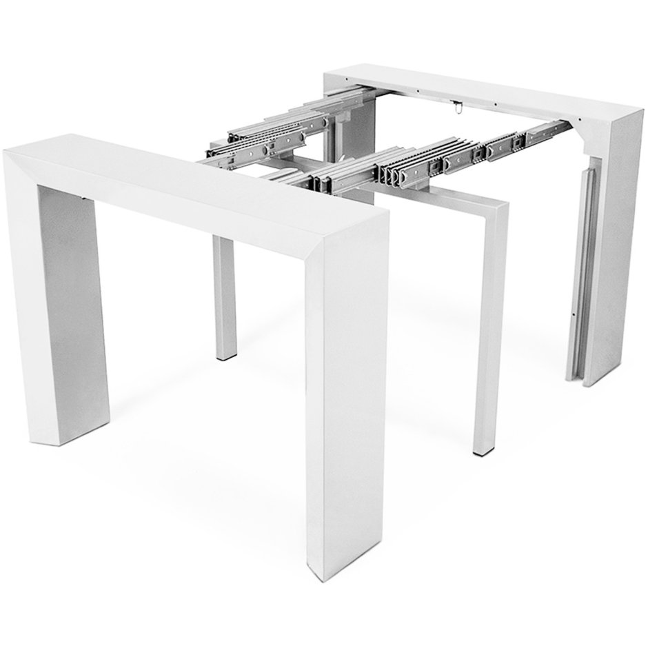 Стол консоль-трансформер b2316p белый лак глянец