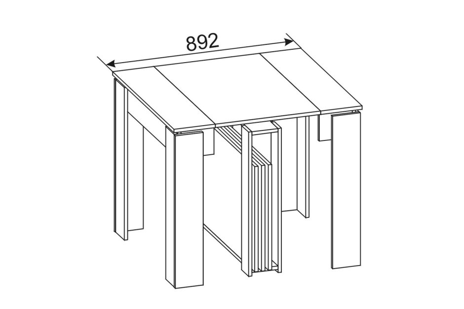 Стол-консоль раздвижной фабрика Спиди Италия