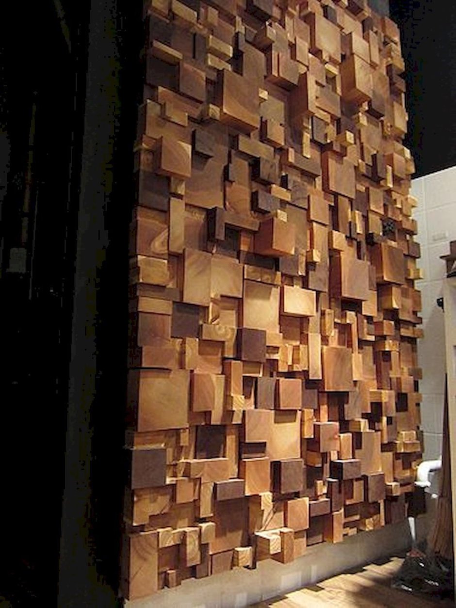 Декор из деревянных брусков