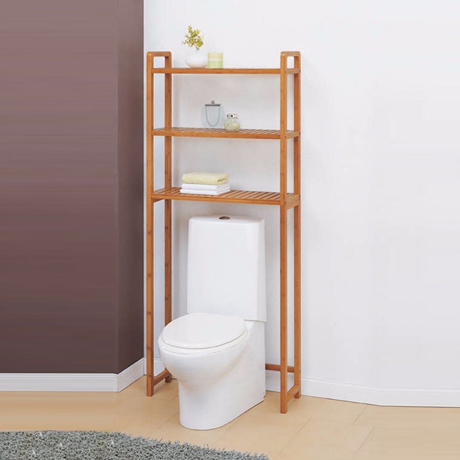 Стеллаж над унитазом