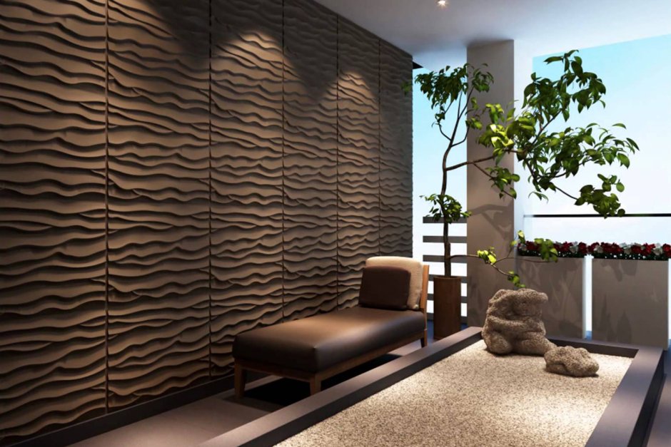 Деревянные реечные панели