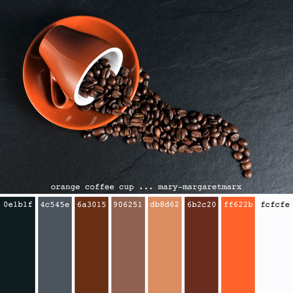 Цветовая палитра кофе