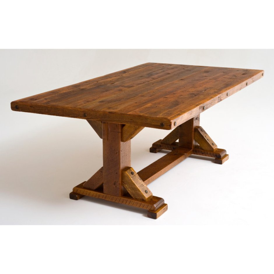 Стол деревянный деревенский