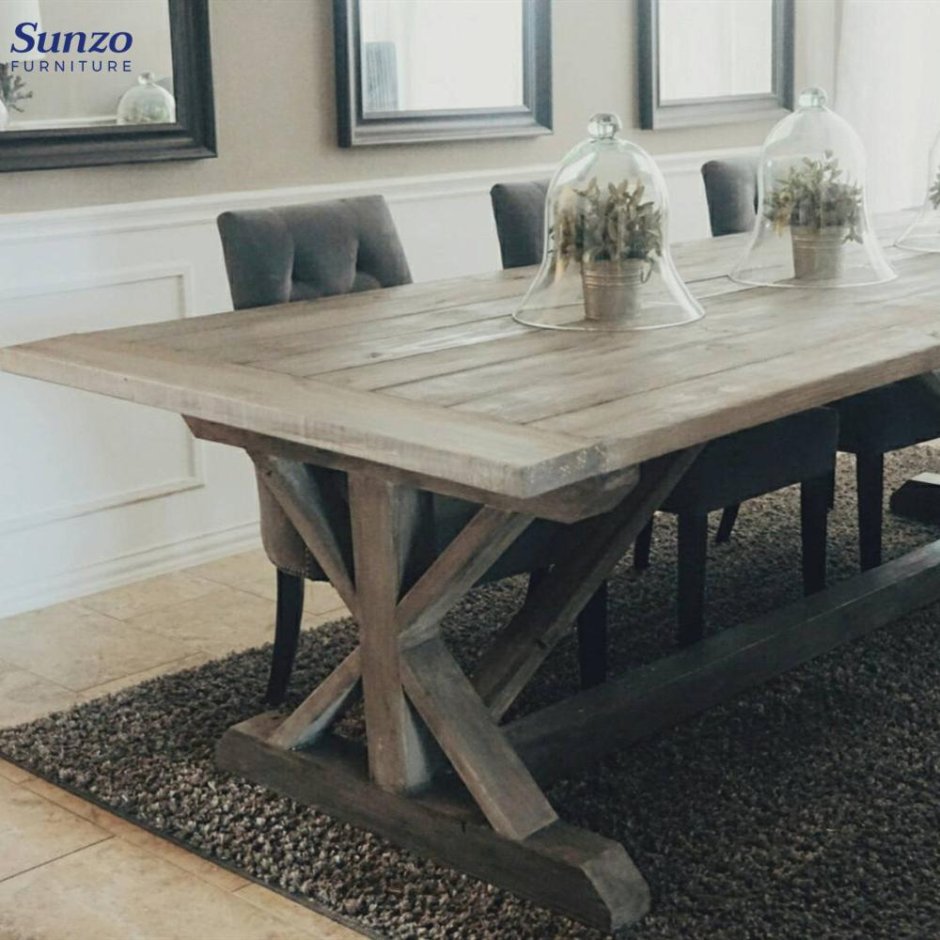 Стол в стиле фармхаус