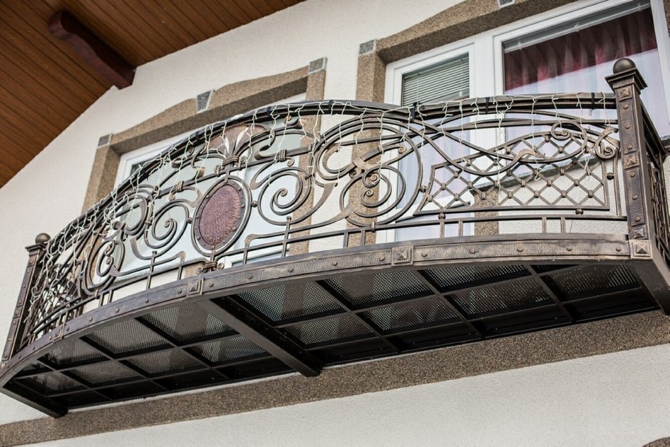 Кованые ограждения для веранды