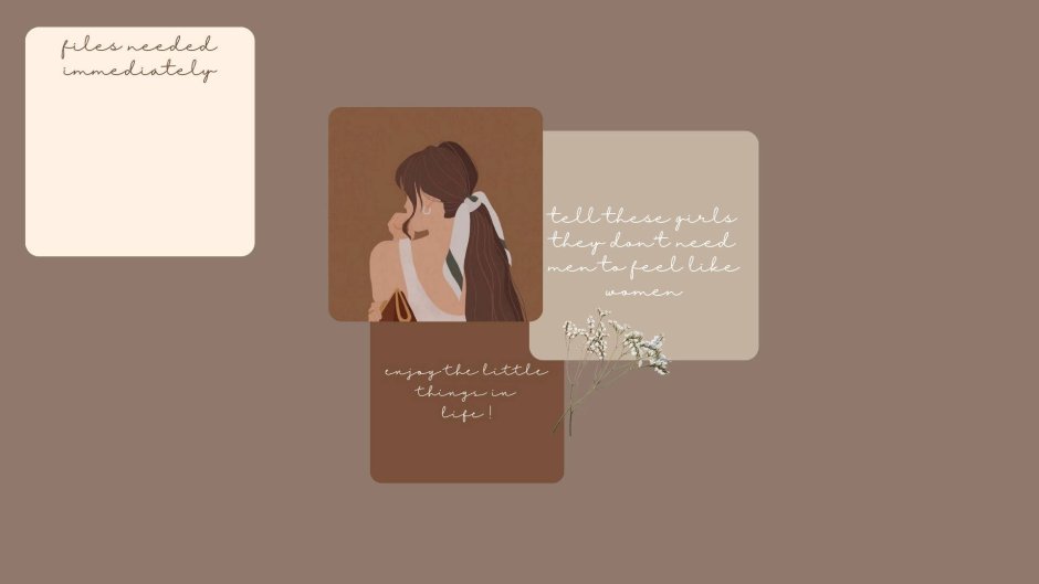 Рабочий стол Минимализм