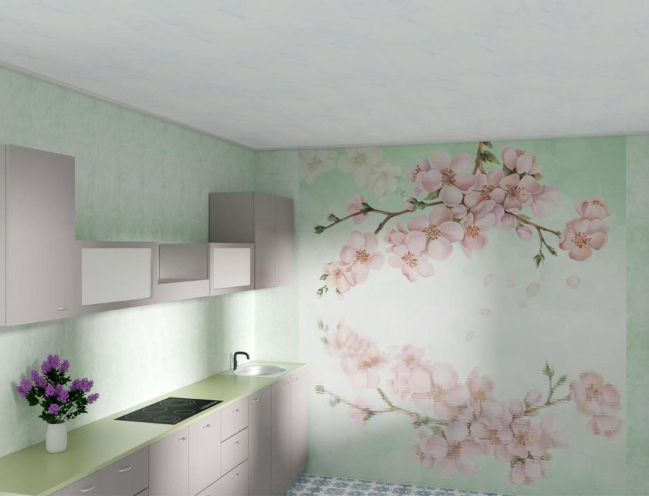 Панели ПВХ для кухни на стену