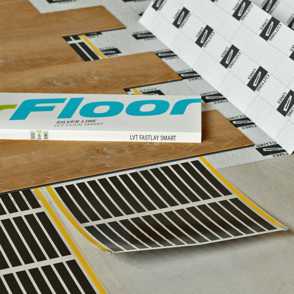 Кварцвиниловая плитка и теплый пол