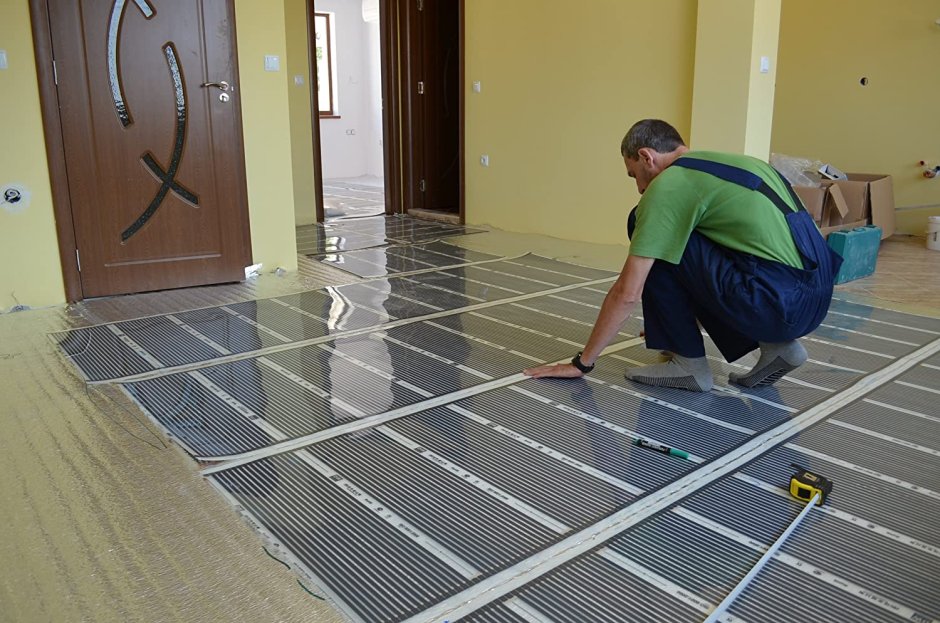 Инфракрасный теплый пол под кварц виниловый ламинат