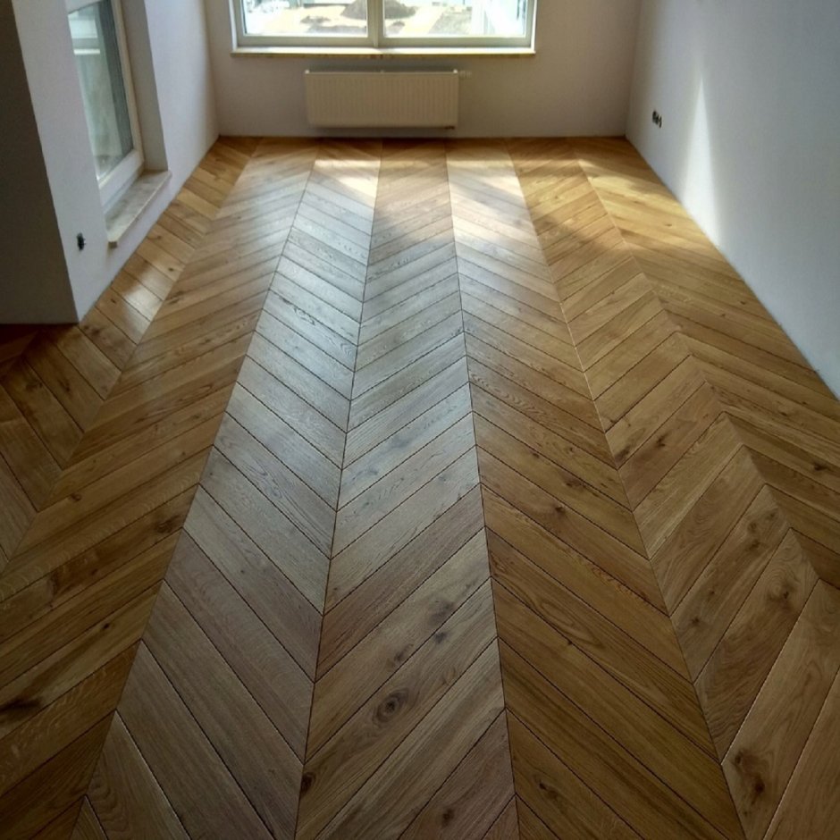 Французская елочка дуб рустик паркет